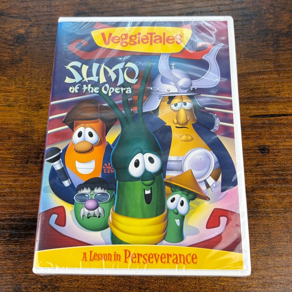 VeggieTales Sumo of the Opera A Lesson in Perseverance DVD New Sealed 2004